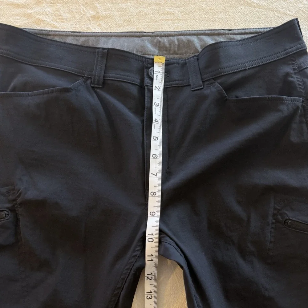Eddie Bauer First Ascent Pants Mens 36x30 Guide Pro Black Hike Stretch Outdoors